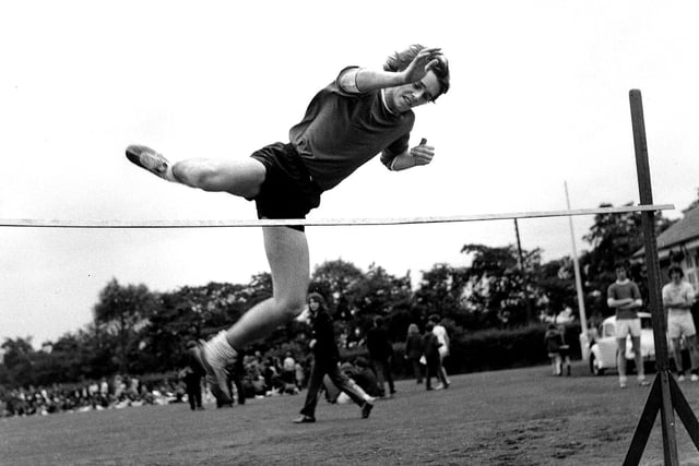 Hindley and Abram grammar schools summer sports day in 1971