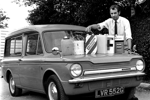 Wigan man Mr Mussell who bought a car that needed a major service to put right in 1971