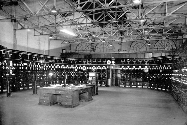 A view of the control room in March 1948.