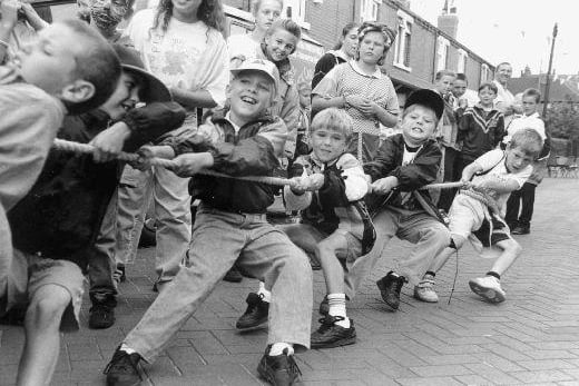 A Smawthorne street party in the 1980s