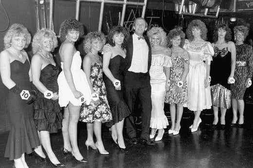 Selecting Miss Pontefract and Castleford Express in the 1980s
