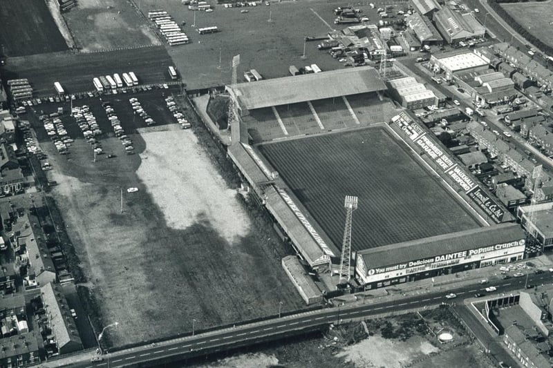 Aerial View of Blackpool Football Club