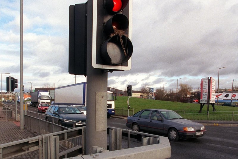 This bird nesting in the traffic lights at the junction of Elland Road and Leeds Ring Road was proving a talking point.