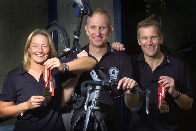 Claire Fowler, Simon Derham and Neil Duffield compete in Iron Man events in Austria.