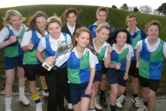 Whitby Community College pupils are awarded a top cross country accolade.