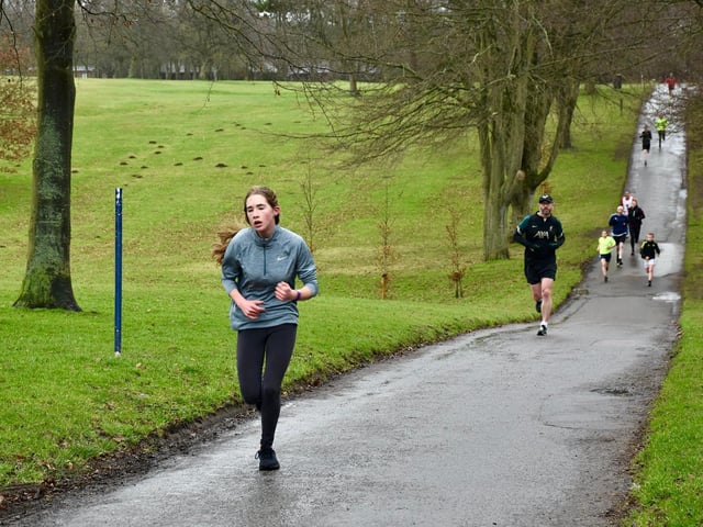 Bridlington Road Runner junior Becky Miller at the Sewerby Parkrun.
Photo by TCF Photography