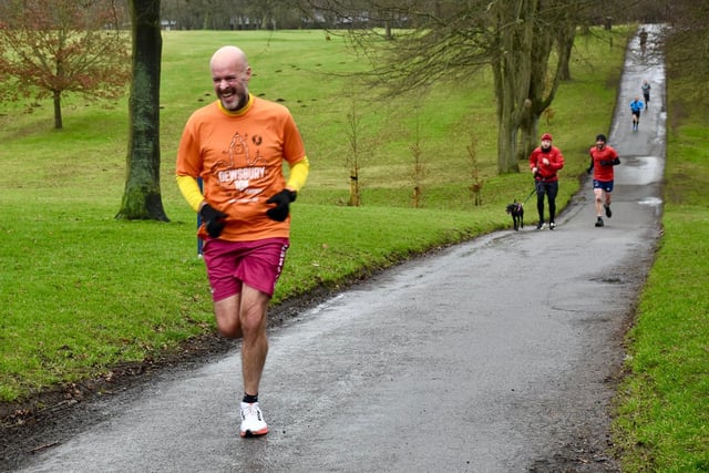 Bridlington Road Runners' Martin Hutchinson works his way around the Sewerby Parkrun.

Photo by TCF Photography