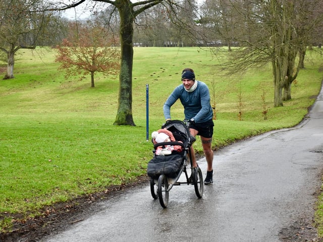 Action from Sewerby Parkrun