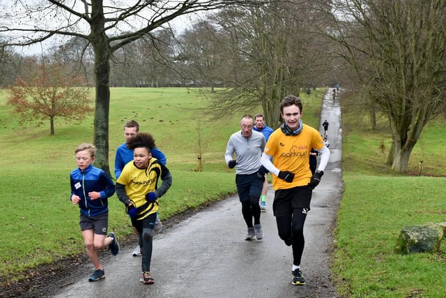 Bridlington Road Runners junior Ben Edwards, right, at the Sewerby Parkrun.

Photo by TCF Photography