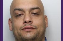 Akbar Hussain, 35. Bradford. Wanted for breach of restraining order and recall to prison.