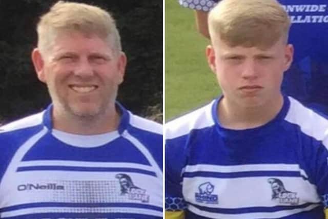 David Bottomley and his son Clayton
