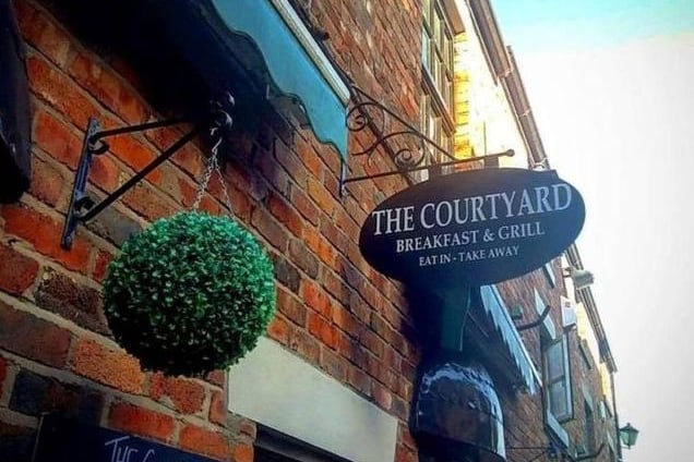 The Courtyard Cafe in Hallgate. A customer commented: "The best burgers I have ever had."
