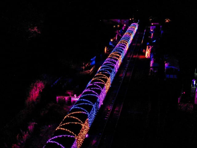 Light Spectacular on the North Yorkshire Moors Railway.
picture: Charlotte Graham