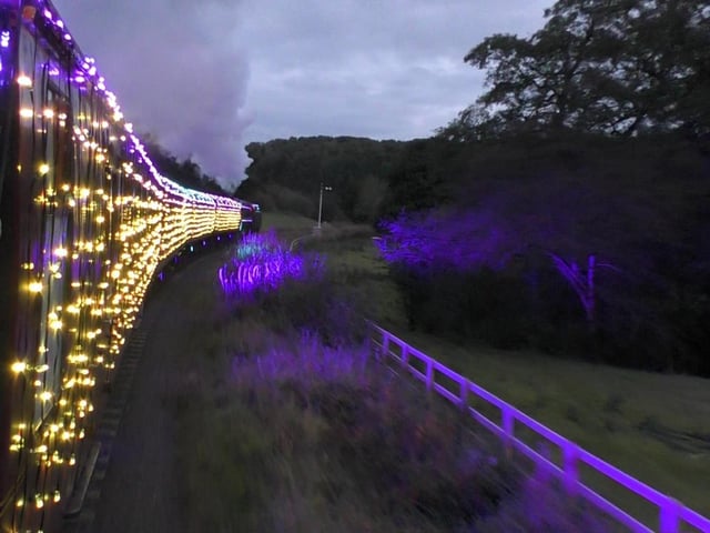 Light Spectacular on the North Yorkshire Moors Railway.
picture: Robert Townsend.