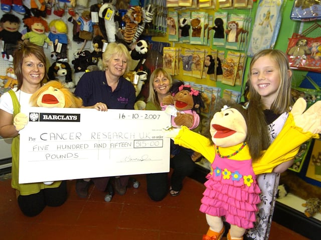 Seasons shop raises money for Cancer Research.
