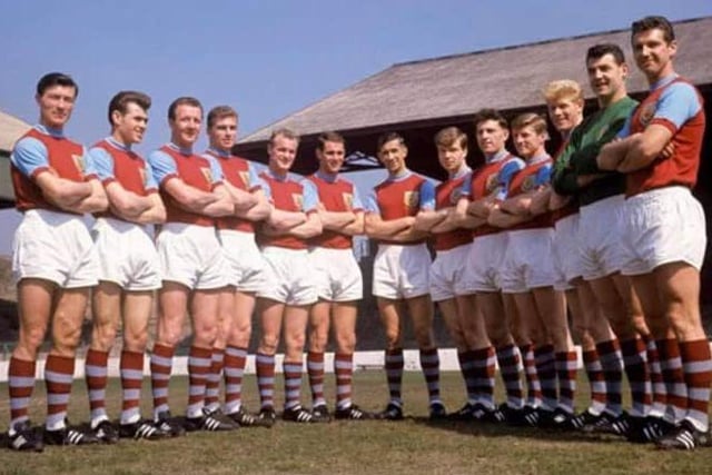 The triumphant Burnley FC English First Division champions 1959-60
