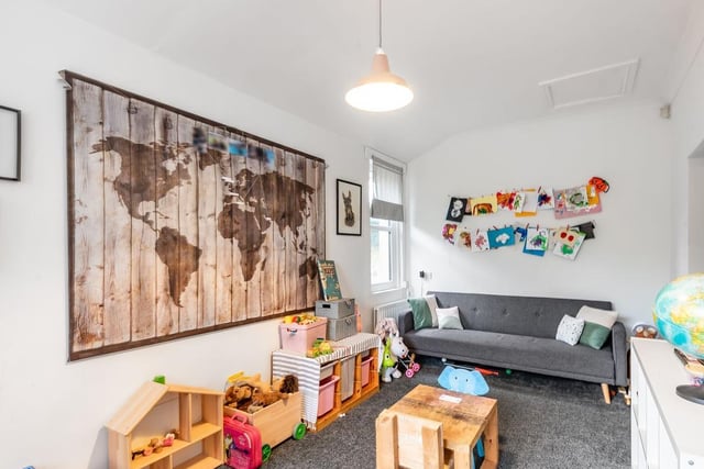 And there is a whole room for the children! The designated playroom offers plenty of space for them to sit down and play.