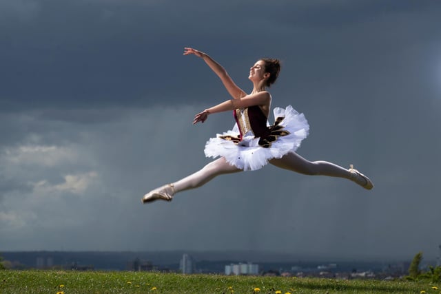 Constance Bailey, 13, from Seacroft, had been offered a place to study ballet at The Hammond School - one of the four big ballet schools in the UK. Picture: James Hardisty.