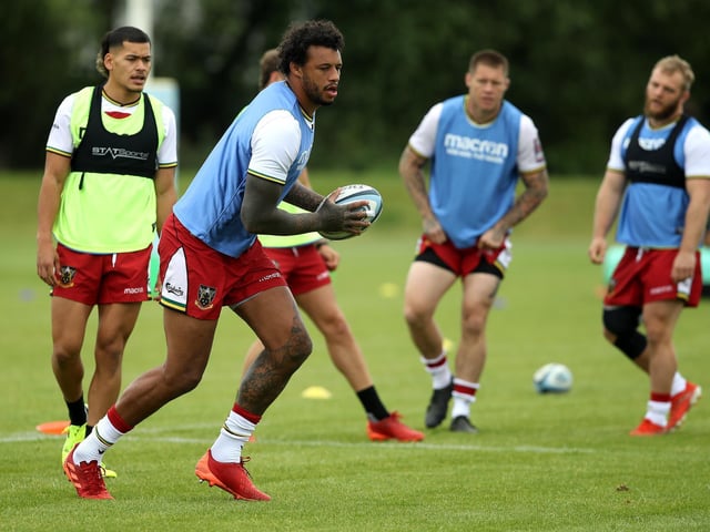 Courtney Lawes was looking forward