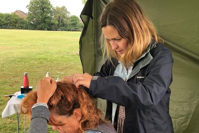 Gill East, a mobile hairdresser in Hurstpierpoint reopens for a  patch test and consultation day
