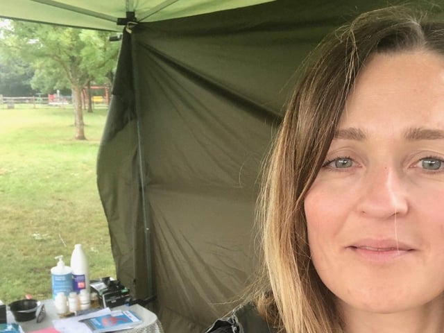 Gill East, a mobile hairdresser in Hurstpierpoint reopens for a patch test and consultation day