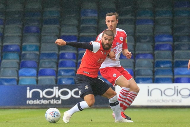 Had some good moments in the first half for Town when they had some rare moments in attack, his shot hitting the post before Berry followed up. Withdrawn at the break to try and prevent Luton being overrun in midfield.