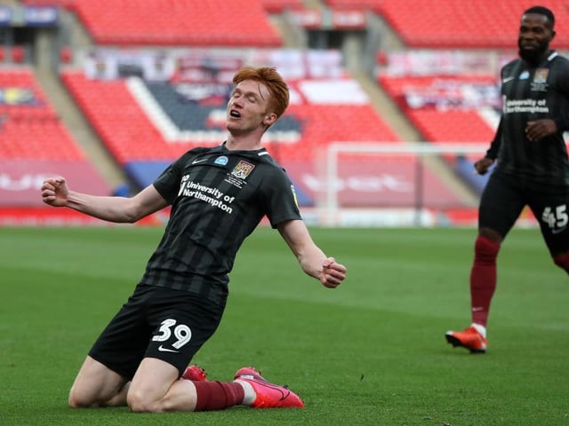 Half a season on loan wouldn't ordinarily get you into a team like this but Morton is no ordinary loan player. Made an incredible impact, firing the Cobblers to promotion with 8 goals in 12 games, including three in the play-offs.