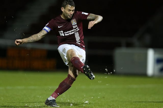 Top scorer with 18 goals in 2015/16 and was the captain as Cobblers clinched the League Two title in emphatic fashion.