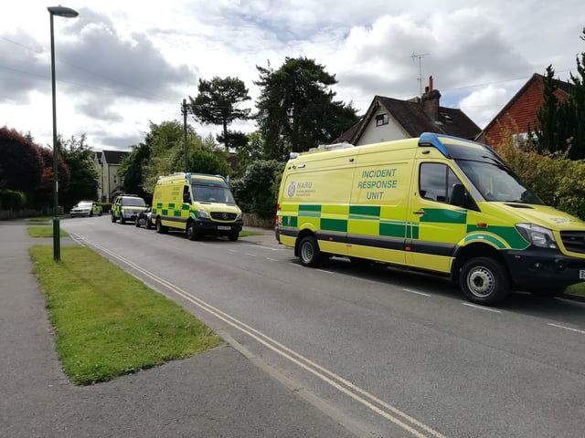 The scene of the incident