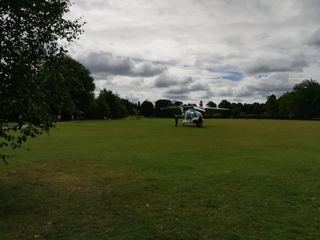 The scene of the incident