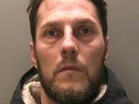 Danny Lane, 39, of no fixed abode, was sentenced in March to four and half years behind bars after pleading guilty to a burglary in Desborough