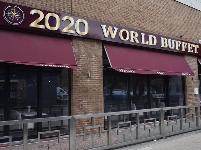 Interiors and exterior of 2020 World Buffet at New Road. EMN-200728-181452009