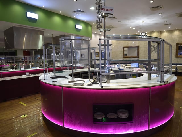Interiors and exterior of 2020 World Buffet at New Road. EMN-200728-181452009