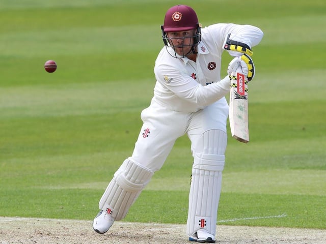 Adam Rossington keeps his eyes on the ball