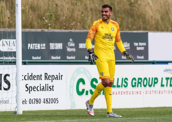 Goalkeeper Dan Gyollai was the first new Posh signing of the summer.