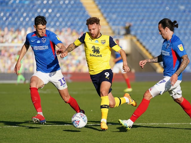 MATTY TAYLOR (OXFORD UNITED: It was assumed a striker who scored 13 goals in just 20 League One starts while on loan at Oxford from Bristol City last season would not return to the Kassam Stadium after a golden opportunity to reach the Championship was missed. But he has returned and he is a certainty to feature towards the top of the third tier scoring charts. Photo: John Walton PA Wire.
