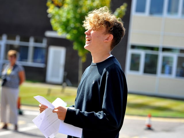 Ethan Prill. The Forest School GCSE results day. Pic Steve Robards SR2008202 SUS-200820-125348001