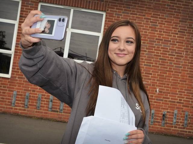 GCSE results day at St Catherine's College in Eastbourne