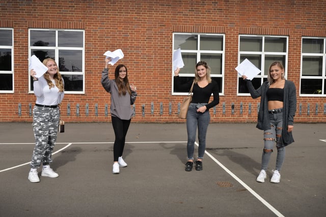 GCSE results day at St Catherine's College in Eastbourne