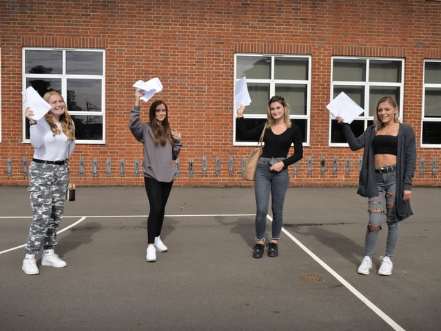GCSE results day at St Catherine's College in Eastbourne