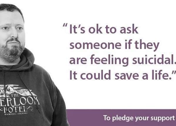 New STOP Suicide campaign for men. EMN-201009-183905001