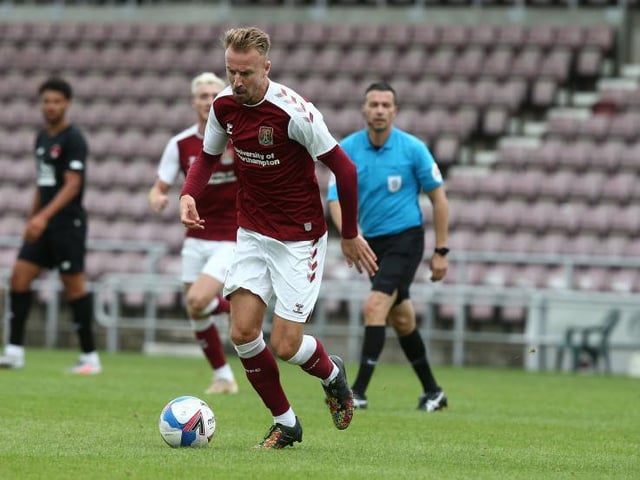 Started 31 games last season but didn't feature at all in the play-offs. A classy operator in midfield though and has a wealth of League One experience, something which Cobblers will need to call upon this season.