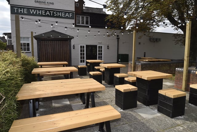 The refurbished Wheatsheaf  in September last year