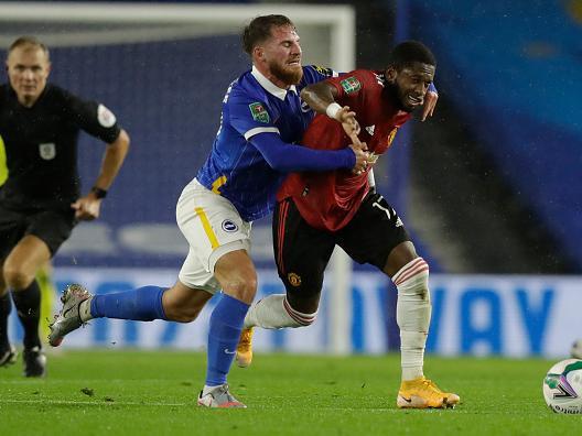 Clever movement and lively display from the Argentina international. Always probing and was one of Brighton's better attacking players on the night