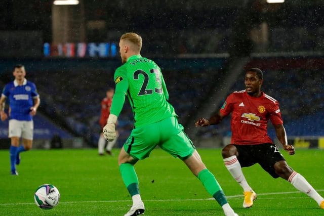 Had kept a clean sheet in his previous two Carabao Cup appearances but had little chance with Scott McTominay's first half header. Mata's second was class and the keeper could do nothing with Pogba's deflected freekick