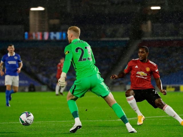 Had kept a clean sheet in his previous two Carabao Cup appearances but had little chance with Scott McTominay's first half header. Mata's second was class and the keeper could do nothing with Pogba's deflected freekick