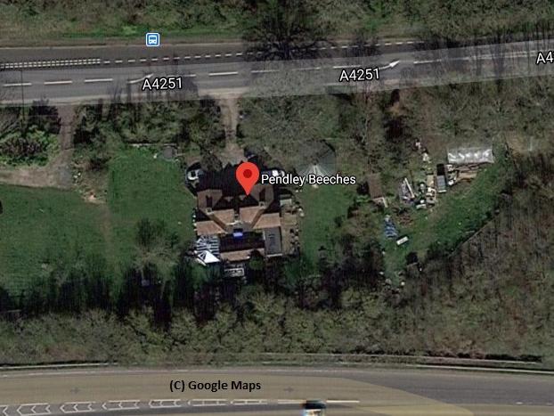 A coach pulled by four headless horses are said to speed to this building on New Year's Eve.