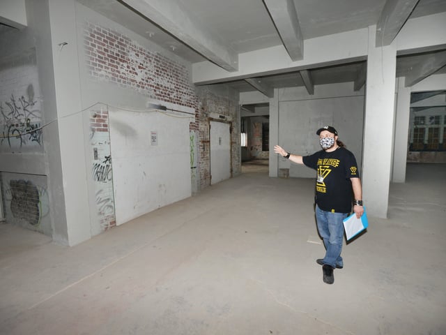 Press tour of the Old Observer Building in Hastings on 28/10/20. Photo Justin Lycett SUS-201028-145427001