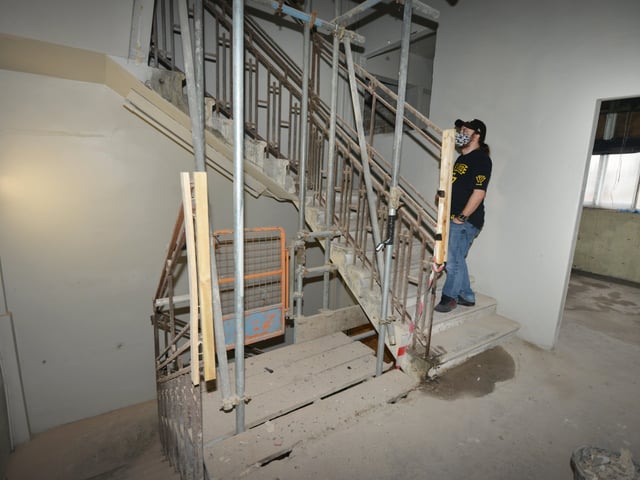 Press tour of the Old Observer Building in Hastings on 28/10/20. Photo Justin Lycett SUS-201028-145506001