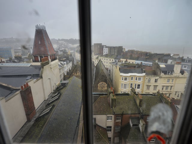 Press tour of the Old Observer Building in Hastings on 28/10/20. Photo Justin Lycett SUS-201028-145746001